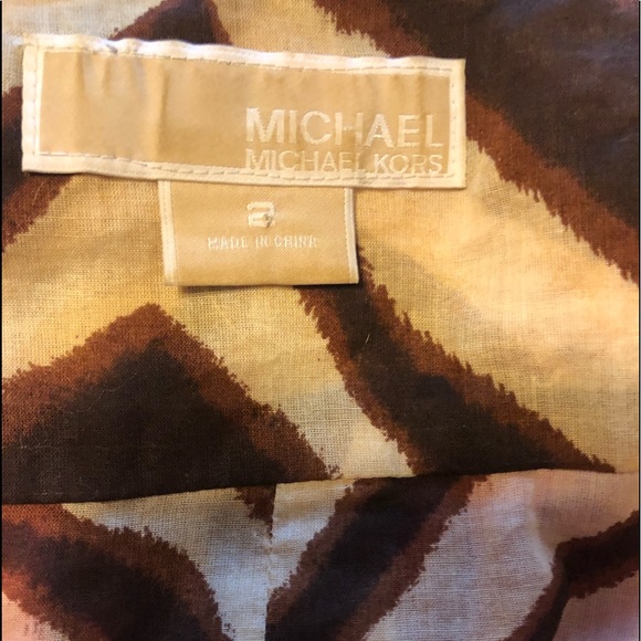 Michael kors button down blouse 1 - Picture 3 of 6